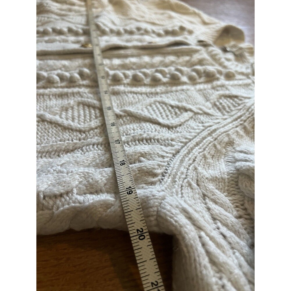 J. Crew Cream Cable-Knit Button Cardigan - Picture 11 of 11